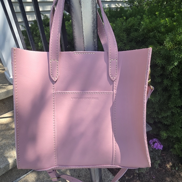 Portland Leather Handbags - Portland Leather Vintage Pink Lola Crossbody- New